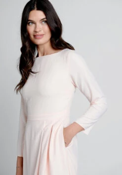 Into The Spotlight Fit And Flare Dress -ModCloth 10132849 pnk 4