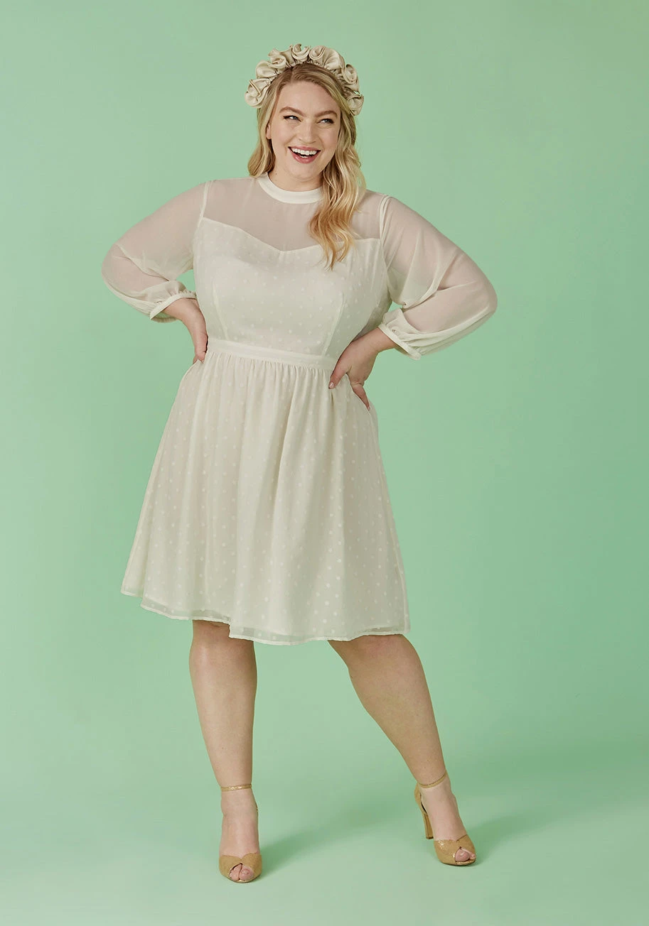 Sheerly Blessed In Bliss Fit And Flare Dress 10 Sheerly Blessed In Bliss Fit And Flare Dress - Image 8