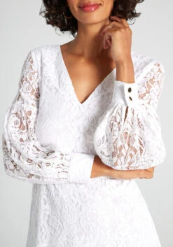 Little Mistress For Love And Lace White Floral Mini Dress – Sheer Bishop Sleeve A-Line Special Occasion Dress 9 Little Mistress For Love And Lace White Floral Mini Dress – Sheer Bishop Sleeve A-Line Special Occasion Dress -ModCloth 128e16e2426c8ef28859a17ab826e14b