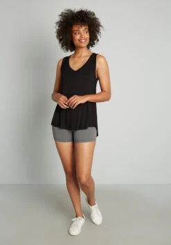 ModCloth Grey Island Of Ven Stretch Cotton – 3-Inch Inseam Cycling Short Leggings 8 ModCloth Grey Island Of Ven Stretch Cotton – 3-Inch Inseam Cycling Short Leggings -ModCloth 171499 GREY 6