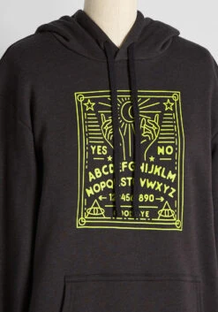 Signs Of The Mystical Black Hoodie – Yellow Ouija Board Graphic Fleece Pullover -ModCloth 1752c72f5231429db2bab0cfc5abe3cb