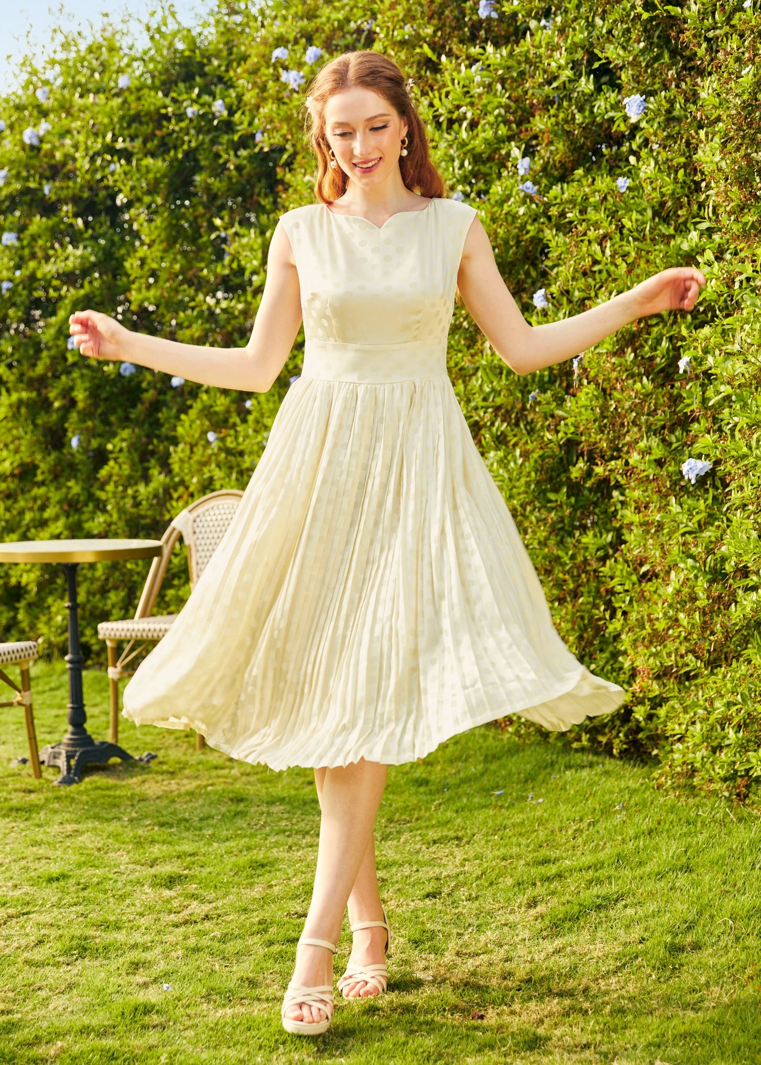 Always In My Dots Fit And Flare Dress 3 Always In My Dots Fit And Flare Dress