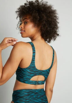 Lahaina Living Crop Bikini Top 12 Lahaina Living Crop Bikini Top -ModCloth 175927 ZEBRA 7