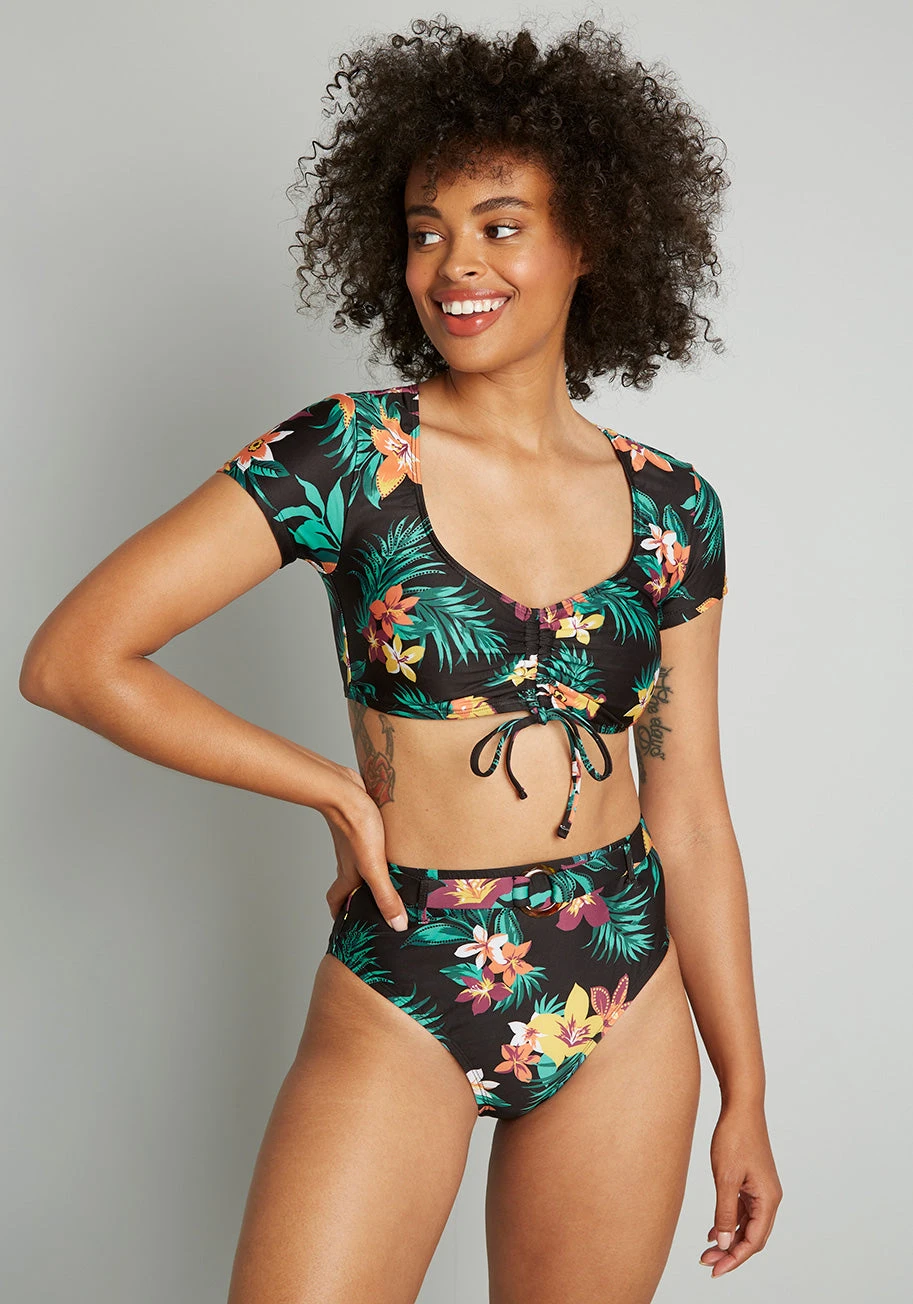 Boardwalk Bliss High-Waisted Bikini Bottom 3 Boardwalk Bliss High-Waisted Bikini Bottom