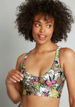 The Annika Crop Bikini Top 11 The Annika Crop Bikini Top -ModCloth 175942 PINE 7