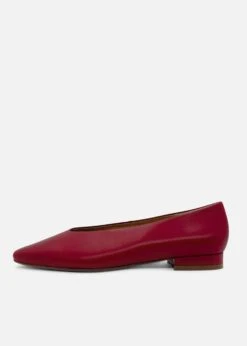 Chelsea Crew Slick Leather Ballet Flats – Elegant Low Heel Slip-On Shoes -ModCloth 1 7179df65 3da4 40b1 bd65 46700687399a