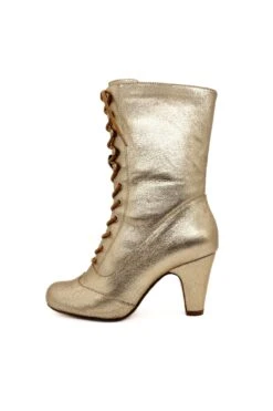 Claire Metallic Victorian Boots