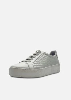 Chelsea Crew Meloni Multi-Pattern White Leather Platform Tennis Sneakers -ModCloth 1 e477eb31 1bd7 466e 9b30 5f60599df459