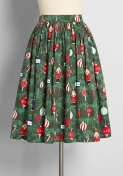 Wonders Of Winter Swing Skirt
