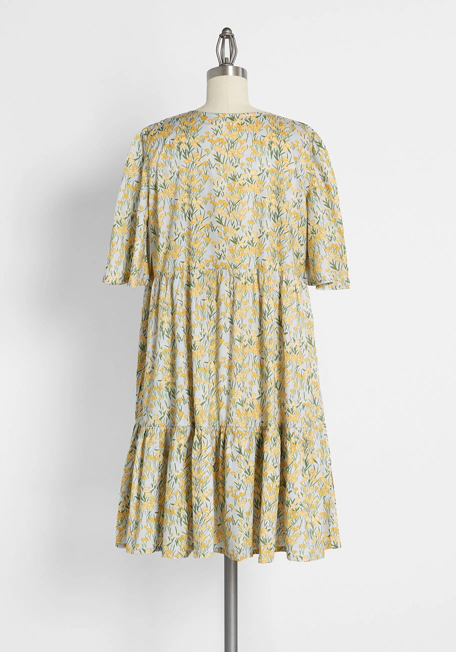 Sweet And Tender Blossoms Babydoll Dress 4 Sweet And Tender Blossoms Babydoll Dress - Image 2