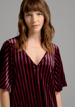 ModCloth Conjuring Magic Burgundy and Black Striped Velvet Swing Dress – Retro Gothic Babydoll Mini 9 ModCloth Conjuring Magic Burgundy and Black Striped Velvet Swing Dress – Retro Gothic Babydoll Mini -ModCloth 20000837 c50020 4 59243556 9faa 4348 a452 ac1c186e7707