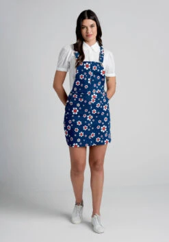 Bloom Service Skirtall -ModCloth 20002228 fab navy floral 3
