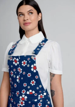 Bloom Service Skirtall -ModCloth 20002228 fab navy floral 4