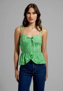 GUNNE SAX For ModCloth Super Bloom Peplum Top