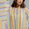 ModCloth Sun Streaked Afternoon Kaftan – Rainbow Striped 70s-Inspired Micro-Pleated Midi Dress 1 ModCloth Sun Streaked Afternoon Kaftan – Rainbow Striped 70s-Inspired Micro-Pleated Midi Dress -ModCloth 20005102 chasing rainbow stripe 4