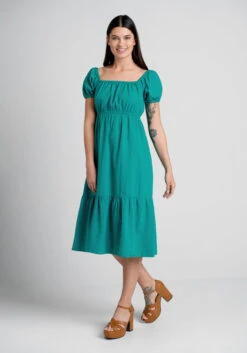 I Think I Love You Midi Dress -ModCloth 20005256 grn 3