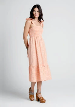 Peachy Keen, Jelly Bean Midi Dress 8 Peachy Keen, Jelly Bean Midi Dress -ModCloth 20005267 tange 3