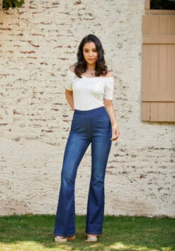 High Rise Pull On Bootcut Denim in Dark Indigo – Stretchy Comfort High-Waisted Flare 14 High Rise Pull On Bootcut Denim in Dark Indigo – Stretchy Comfort High-Waisted Flare -ModCloth 2024 03 12ModCloth15612