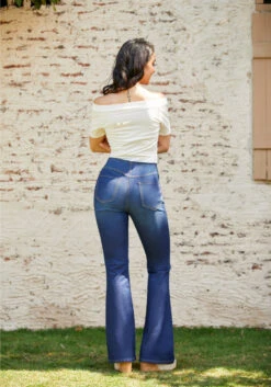 High Rise Pull On Bootcut Denim in Dark Indigo – Stretchy Comfort High-Waisted Flare 15 High Rise Pull On Bootcut Denim in Dark Indigo – Stretchy Comfort High-Waisted Flare -ModCloth 2024 03 12ModCloth15623