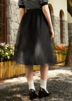 Spotted Across The Room Black Swiss Dot Tulle - High-Waisted A-Line Tutu Skirt 13 Spotted Across The Room Black Swiss Dot Tulle - High-Waisted A-Line Tutu Skirt -ModCloth 2024 08 26ModCloth6322
