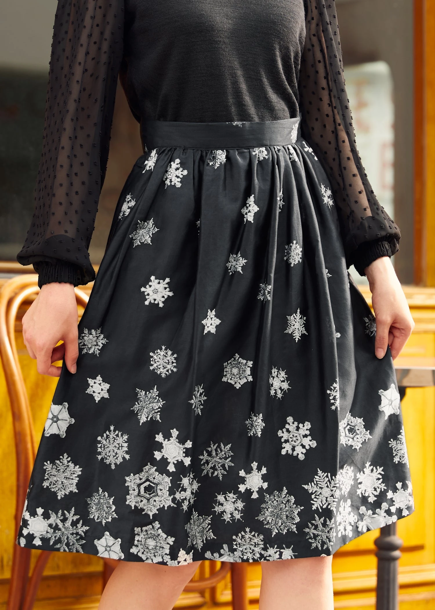 Falling For Winter A-Line Skirt 3 Falling For Winter A-Line Skirt