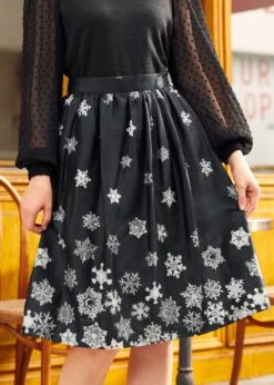 Falling For Winter A-Line Skirt 10 Falling For Winter A-Line Skirt -ModCloth 2024 08 30ModCloth1063