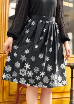 Falling For Winter A-Line Skirt 11 Falling For Winter A-Line Skirt -ModCloth 2024 08 30ModCloth1069