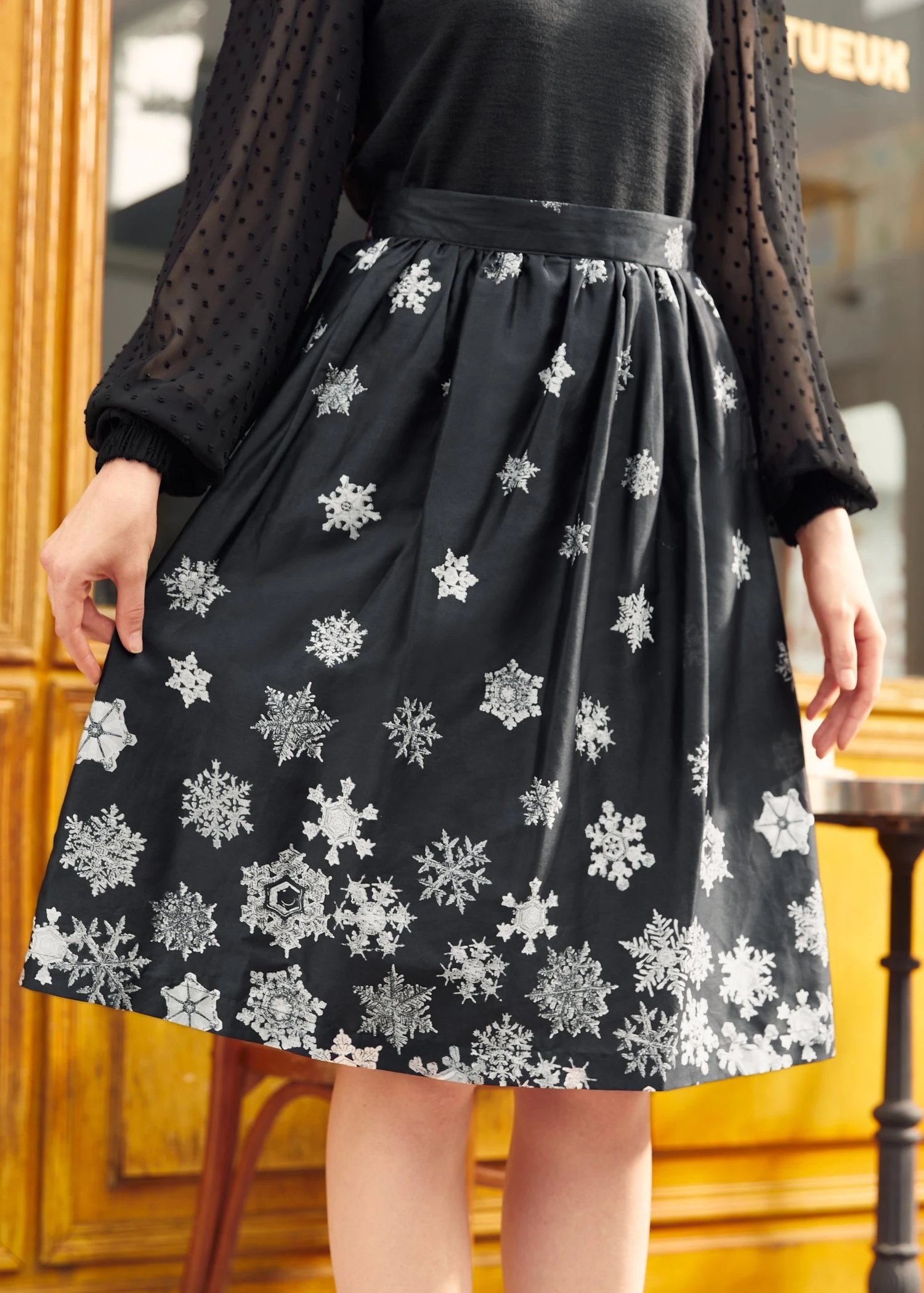 Falling For Winter A-Line Skirt 7 Falling For Winter A-Line Skirt - Image 5
