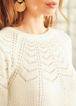 ModCloth White Pointelle Knit and Tulle – Flaunt Where You Want Twofer Midi Dress -ModCloth 2024 09 11ModCloth3105