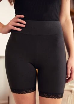 No Brand City Cyclist Lace Trim Bike Shorts