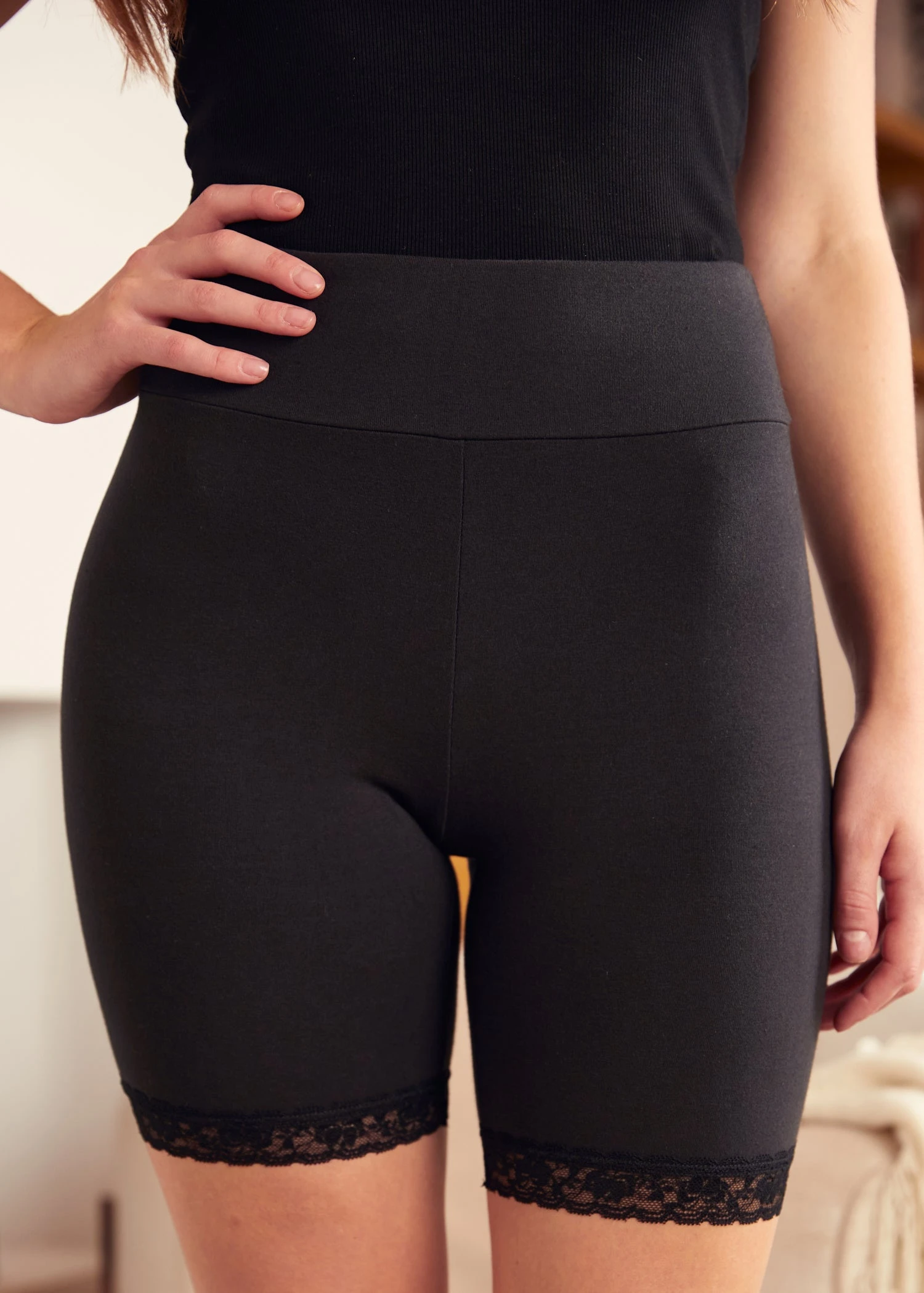 No Brand City Cyclist Lace Trim Bike Shorts 3 No Brand City Cyclist Lace Trim Bike Shorts