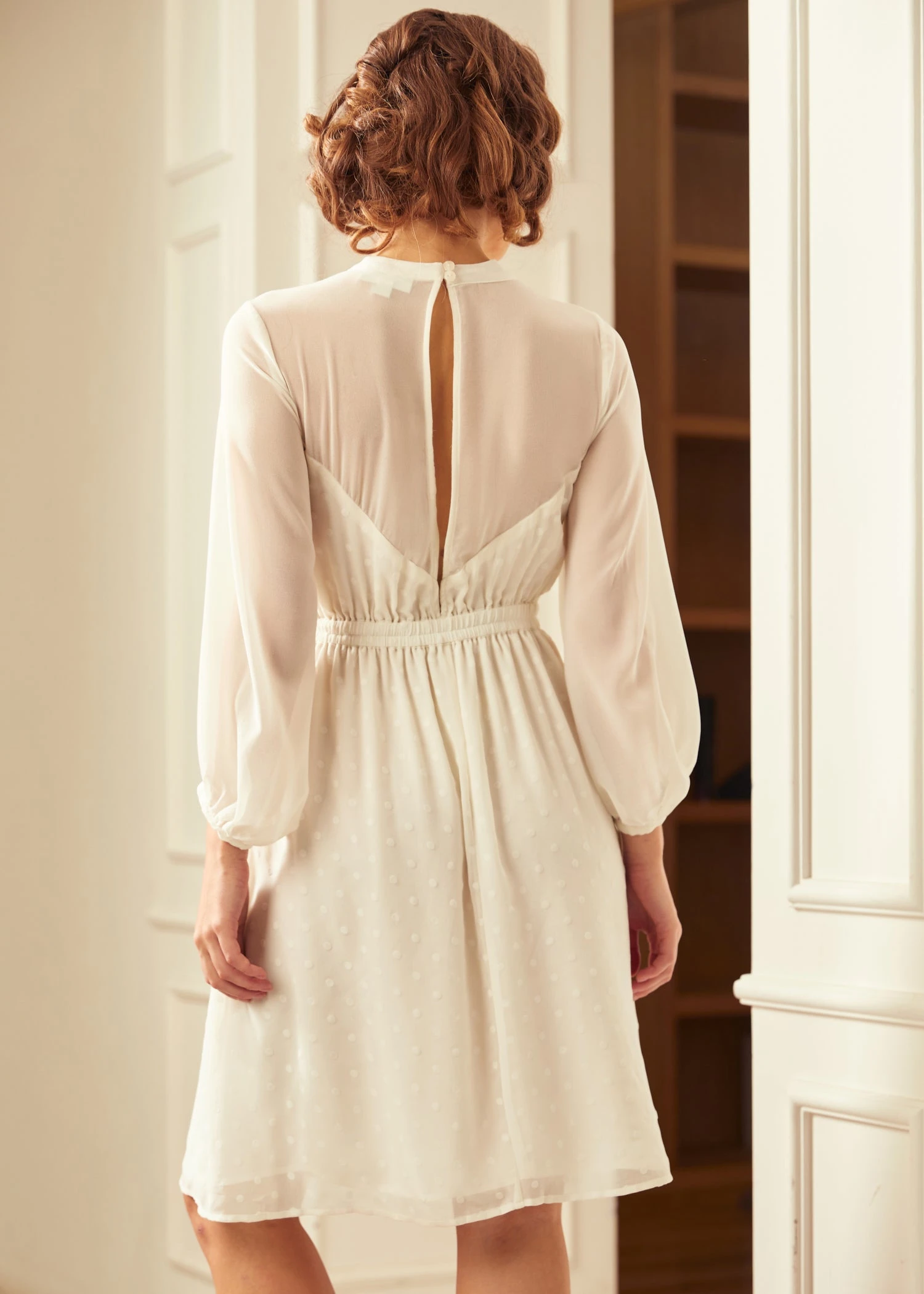 Sheerly Blessed In Bliss Fit And Flare Dress 4 Sheerly Blessed In Bliss Fit And Flare Dress - Image 2