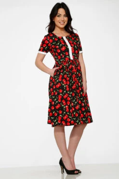 Black & Red Cherry Dress 13 Black & Red Cherry Dress -ModCloth 20250 Black Red Cherry Dress 9