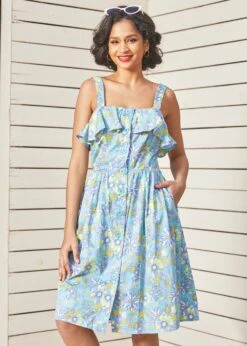 Beckoning The Berkshires Fit And Flare Dress