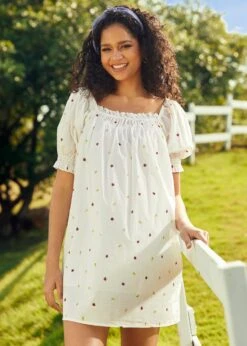 Summertime Garden Stories Smocked Mini Dress