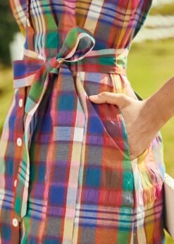 ModCloth Vintage Voyage Spectrum Shine Shirt Dress – Multicolor Cotton Button-Down with Pockets -ModCloth 2025 01 16ModCloth6703