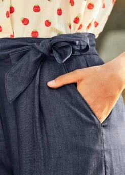 Twilight Whispers Chambray Wide Leg Trousers – Sash Tie Waist & Pleated Front 11 Twilight Whispers Chambray Wide Leg Trousers – Sash Tie Waist & Pleated Front -ModCloth 2025 01 16ModCloth9779 f8d681d5 0690 49f0 bf4c ce5050a94a1f