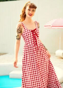 Jam Gingham Corset Dress