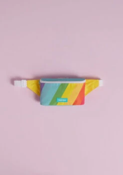 No Brand Rad Rainbow Stripe Fanny Pack
