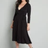 This Is My Moment Wrap Dress -ModCloth 203810 BLK 1