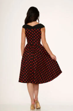 Black & Red Polka Dot Swing Dress 14 Black & Red Polka Dot Swing Dress -ModCloth 20432 Black Red Polka Dot Dress 15