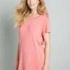 Simplicity On A Saturday Dusky Rose Tunic – Loose Fit Cuffed Sleeve Plus Size Top 2 Simplicity On A Saturday Dusky Rose Tunic – Loose Fit Cuffed Sleeve Plus Size Top -ModCloth 204429 OLDROSE 1