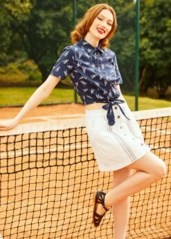 Pinch Of Style Tie-Waist Top -ModCloth 204467 5