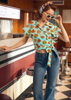 ModCloth X Marisol Muro Fabulous Fantasies Wrap Top 14 ModCloth X Marisol Muro Fabulous Fantasies Wrap Top -ModCloth 204936 2