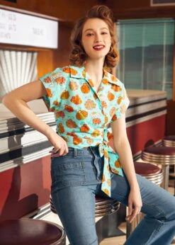 ModCloth X Marisol Muro Fabulous Fantasies Wrap Top 11 ModCloth X Marisol Muro Fabulous Fantasies Wrap Top -ModCloth 204936 5