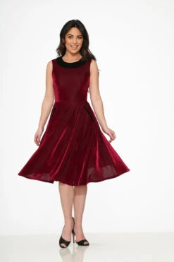 Orchid Bloom Purple Corduroy-Texture Swing Dress with Black Contrast Collar – Retro Midi Swing Dress 11 Orchid Bloom Purple Corduroy-Texture Swing Dress with Black Contrast Collar – Retro Midi Swing Dress -ModCloth 20502 Purple Kurtroy Dress 11