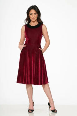 Orchid Bloom Purple Corduroy-Texture Swing Dress with Black Contrast Collar – Retro Midi Swing Dress 13 Orchid Bloom Purple Corduroy-Texture Swing Dress with Black Contrast Collar – Retro Midi Swing Dress -ModCloth 20502 Purple Kurtroy Dress 5