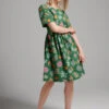 Flower Squirrel A-Line Dress 1 Flower Squirrel A-Line Dress -ModCloth 206244 grn 1