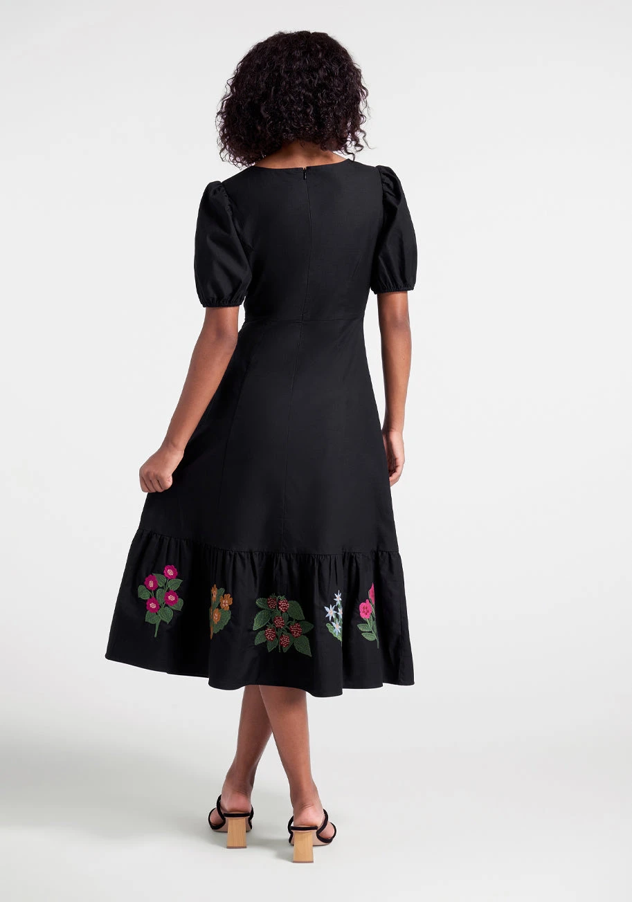 Bloom With A View Embroidered Midi Dress 4 Bloom With A View Embroidered Midi Dress - Image 2