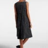 Striped To The Bone Midi Dress 1 Striped To The Bone Midi Dress -ModCloth 206292 blk 2 93492dba 364e 4c1b 8da3 24405cc8737d